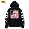 Anime Darling In The Franxx Zero Two Hoodies Harajuku Casual Streetwear Graphic Sweatshirts Oversized Graphic Unisex - Darling In The FranXX Shop