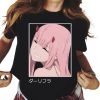 Anime T Shirts Darling In The Franxx Zero Two Print Men Women Fashion Cotton Oversized T 2.jpg 640x640 2 - Darling In The FranXX Shop