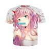 Darling In The Franxx T Shirts Anime Sexy Girl Zero Two 3D Printed Streetwear Men Women 8.jpg 640x640 8 - Darling In The FranXX Shop