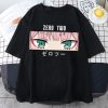 Darling in the Franxx T Shirt Anime Harajuku Zero TWO Eyes Print T Shirt Men Tops - Darling In The FranXX Shop