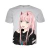 Manga ZERO TWO Shirt 3D Hentai Sexy Lolita Anime Darling In The Franxx T Shirts Men 1.jpg 640x640 1 - Darling In The FranXX Shop