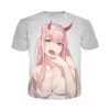 Manga ZERO TWO Shirt 3D Hentai Sexy Lolita Anime Darling In The Franxx T Shirts Men 5.jpg 640x640 5 - Darling In The FranXX Shop