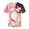 New Darling In The Franxx 3D Print T Shirt 002 Anime Girl Men Women Fashion Streetwear - Darling In The FranXX Shop