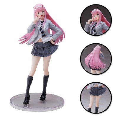 Pre sale Original Anime Zero Two 02 DARLING in the FRANXX Figure Uniform School Clothes Leg - Darling In The FranXX Shop