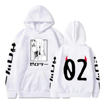 Anime Darling in the Franxx Hoodie Zero Two 02 Sweatshirts Cozy Tops Sweatsuit Sudadera Felpa Moletom 7.jpg 640x640 7 400x395 1 - Darling In The FranXX Shop