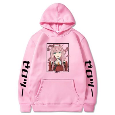 Anime Zero Two Hoodie Darling In The Franxx Men Women Hoodies Sweatshirts Loose Harajuku Pullover Sweatshirt 5 - Darling In The FranXX Shop