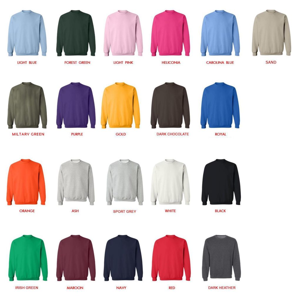 sweatshirt color chart - Darling In The FranXX Shop