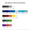 tank top color chart - Darling In The FranXX Shop